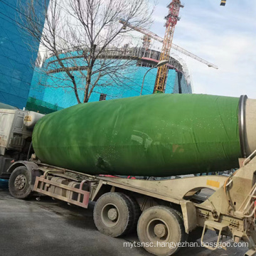 Concrete mixer truck tank coating